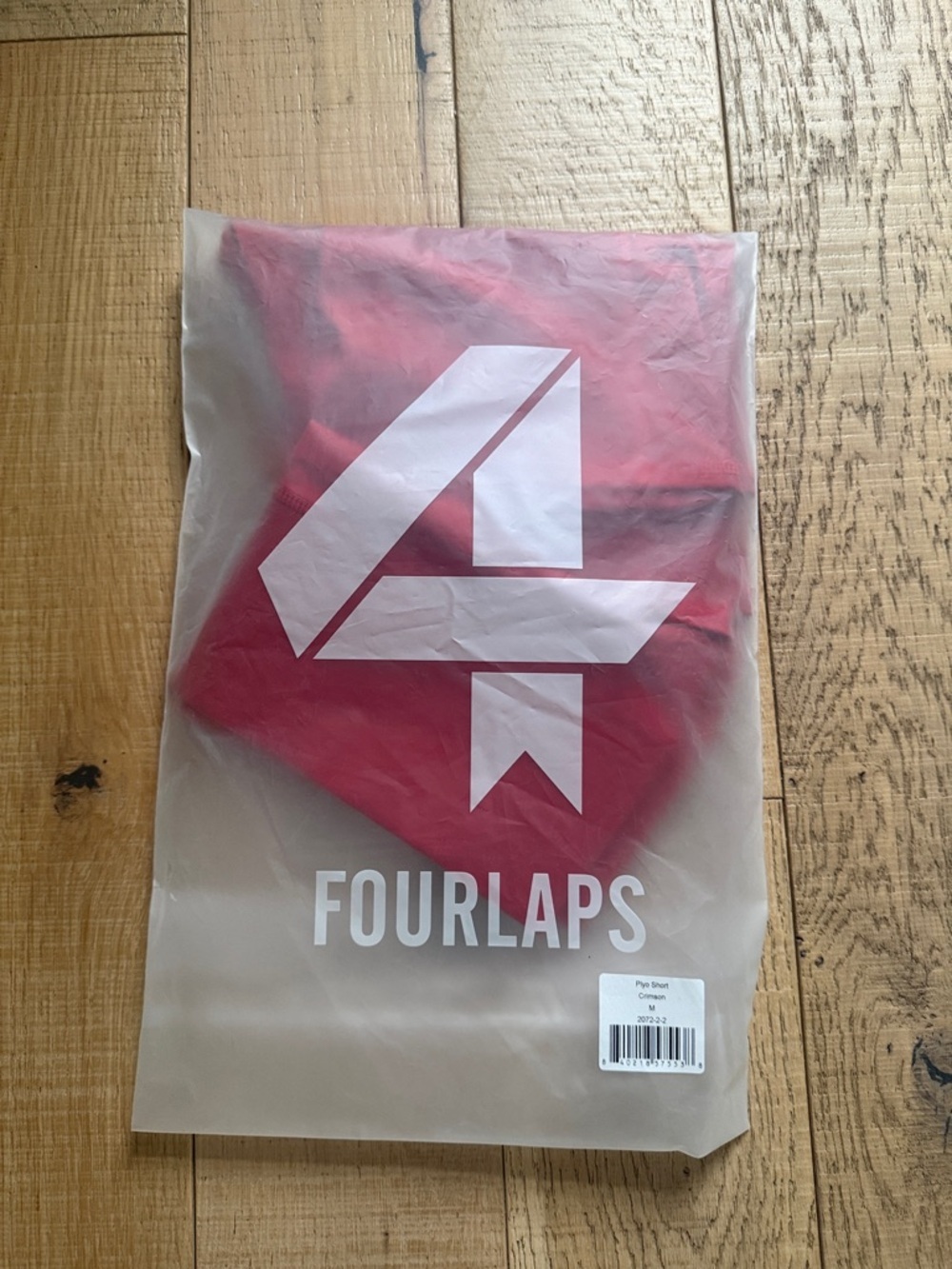 FOURLAPS Women's Plyo Short Red Crimson Medium M NEW - Picture 4 of 5